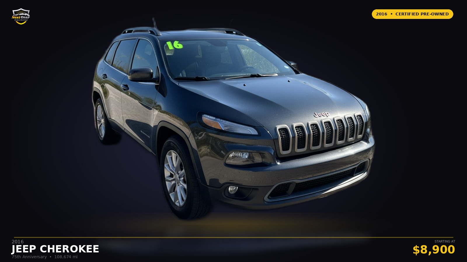 2016 Jeep Cherokee